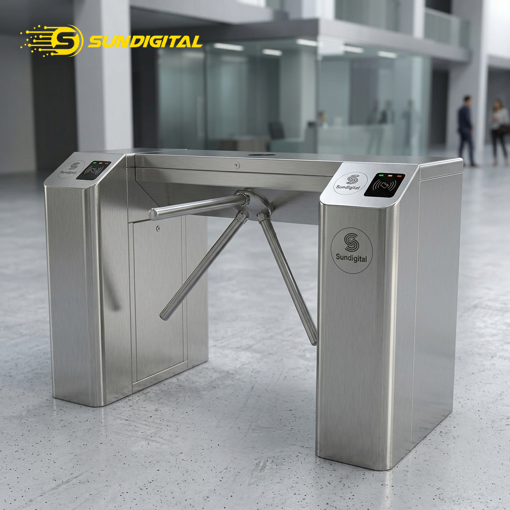 Sundigital Bridge Type Tripod Turnstile