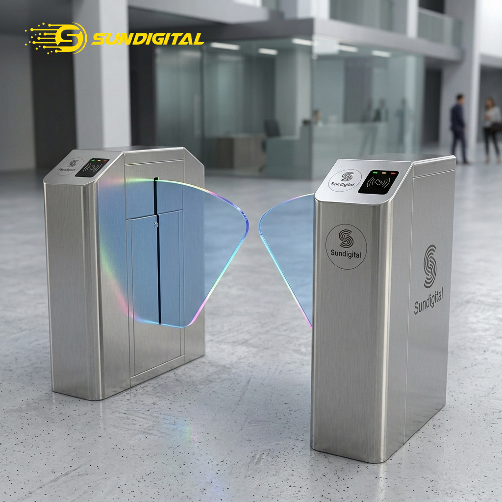 Sundigital Flap Barrier Single Lane